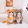 Simulation Stehend Britisch Kurzhaar Ragdoll Katze Plüschtiere Weiche Puppe Haustier Mehrfarbige Katze Entzückendes Geburtstagsgeschenk Für Mädchen Jungen