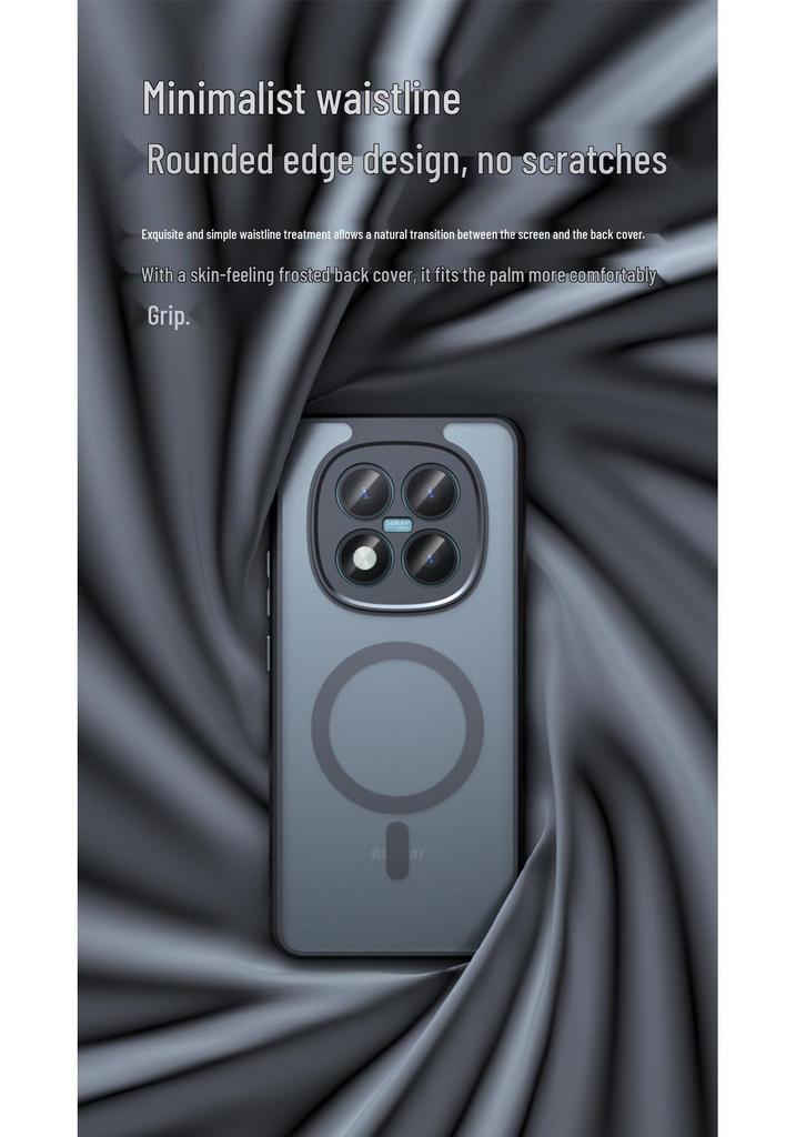 Magnetic Semi-Transparent Matte Protective Case for Redmi K90 Max, Xiaomi 17U, and POCO X8 Pro