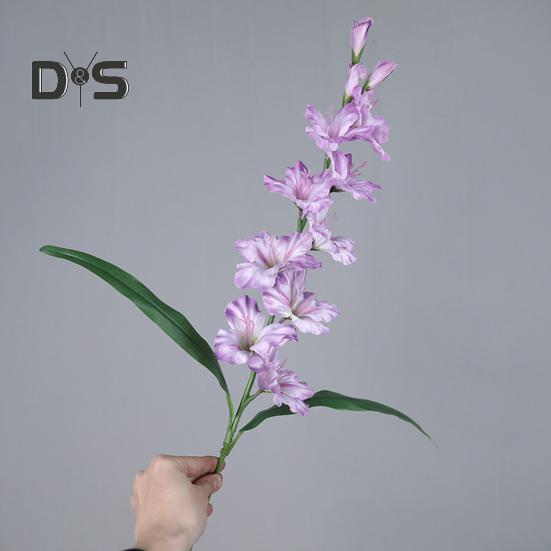 Simulierte Blumen Gladiolen Künstliche Blüten Wartungsarm Schönheit Hausgarten Hochzeit Event Dekor