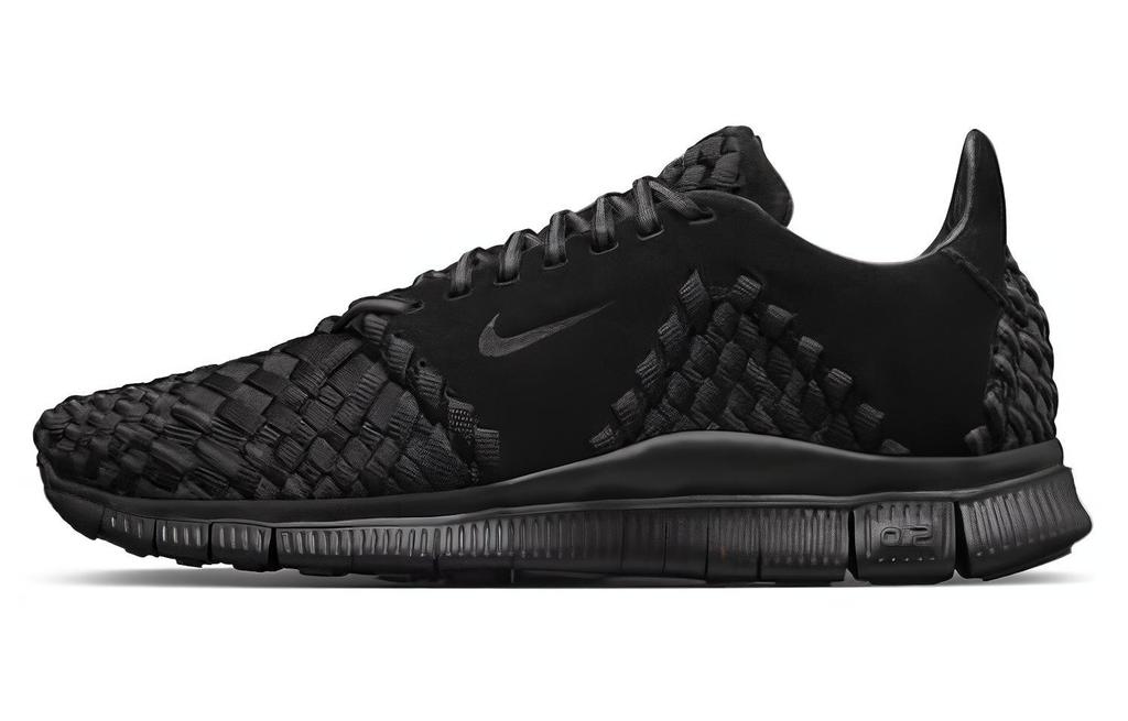 Nike Free Inneva Woven 2 Triple Black Suede 813040-001