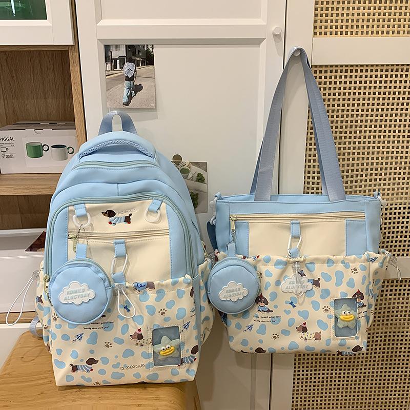 Schoolbag Kids Backpack Girls Travel Girls Light Study Backpack Tide Primary School Bag 1-1-1 Grade