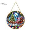 Christmas Party Hanging Supplies Tree Ornaments, Acrylic Festive Pendants with Lanyard for Seasonal Home Ornaments Holiday Decoration, Indoor
