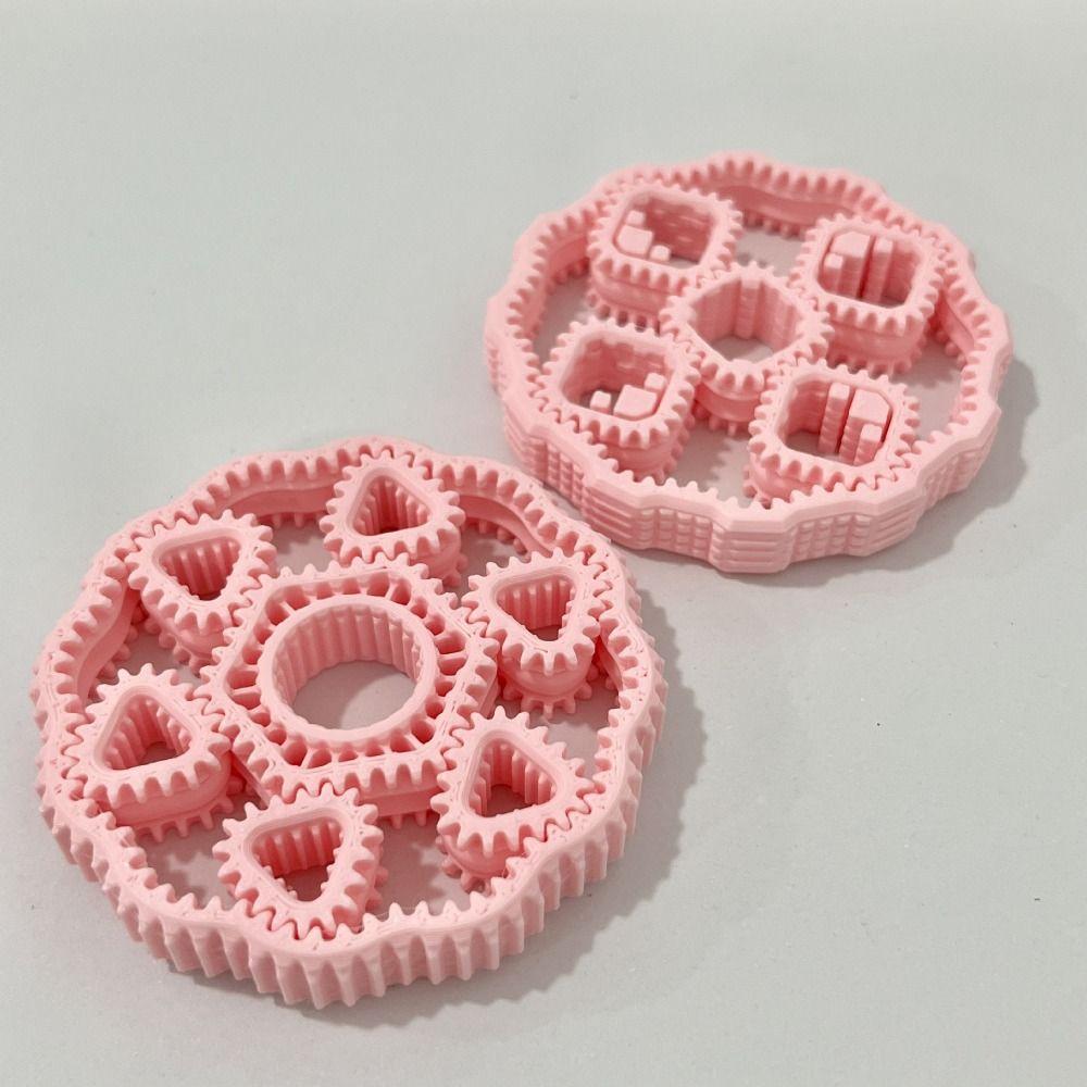 3D Printed Fidget Gear Spin Toy Sensory Gear Fingertip Toy Hand Spinner  Children's Gifts