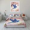 Spring Bird Decoration Set Soft Comfortable Duvet Cover Bedding Set Included 1*Duvet Cover & 2*Pillowcases gift
