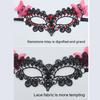 Rhinestones Masquerade Mask Venetians Party Mask Half Face Lace Mask Eye Mask Mardi Gras Mask for Halloween Costume Party