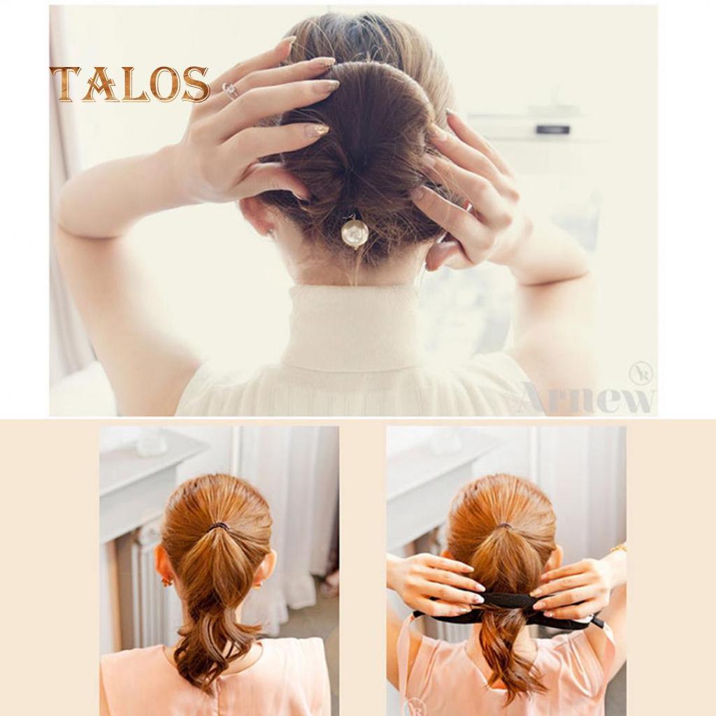 Magic Sponge Hair Clip Foam Donut Hair Styling Bun Curler Tool Maker Ring Twist Hairs Trinket