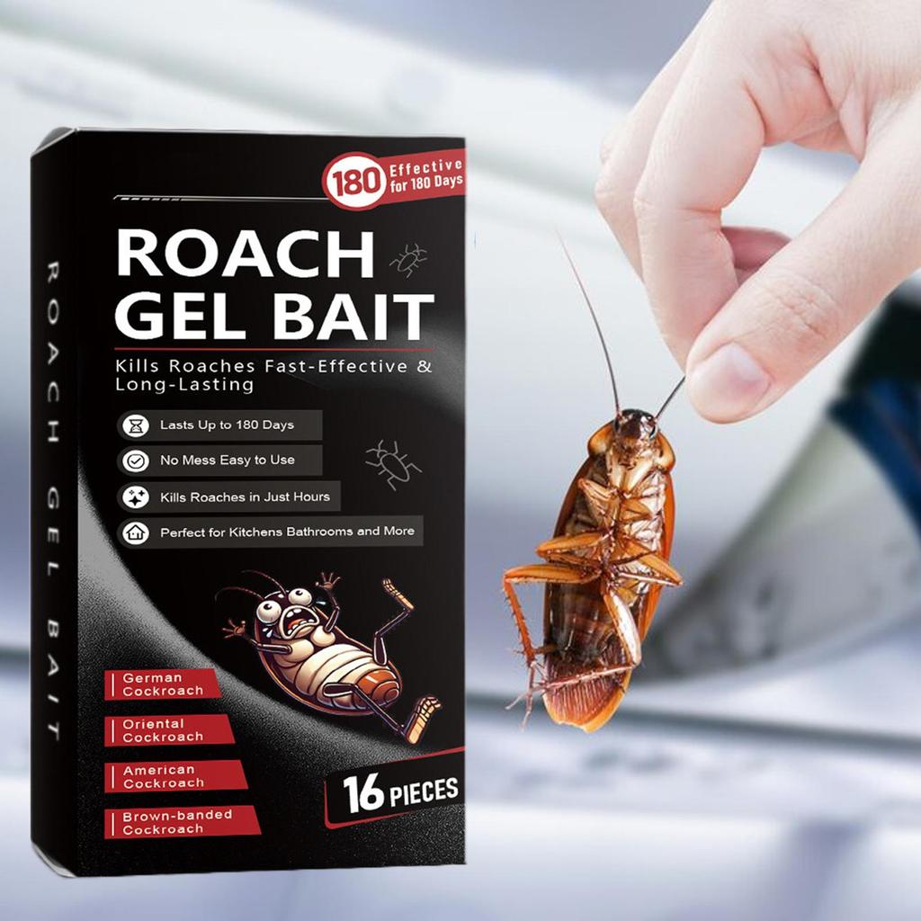 16Pcs Killing Cockroaches Glue Trap Bait Roach Killer Anti Cockroach Trap Centipedes Crickets Cockroach Convenient Sticker