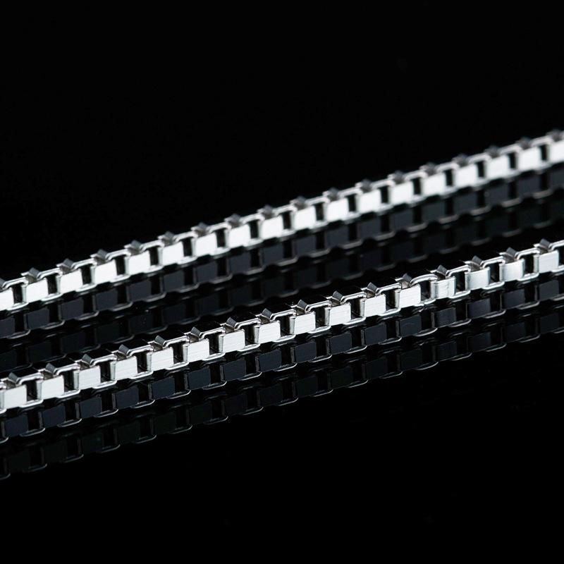 Sky Green Men's 925 Sterling Silver Necklace - Korean Fashion Short Clavicle Chain