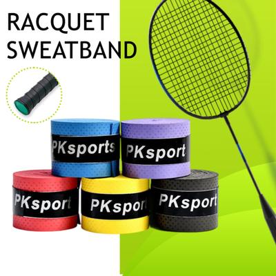5Pcs Badminton Racket Grip Tape Anti-slip Sweat Absorbing Shock-proof Breathable Elastic Fishing Rod Tennis Racquet Paddle Overgrip Wrap