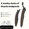 1 Pair Bicycle Mudguards Front Rear Set Durable PP Mountain Bike Fenders for 26-29 Inch Mountain Bikes