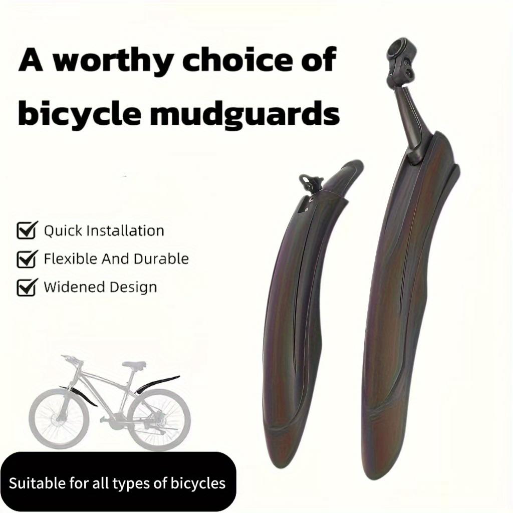 1 Pair Bicycle Mudguards Front Rear Set Durable PP Mountain Bike Fenders for 26-29 Inch Mountain Bikes