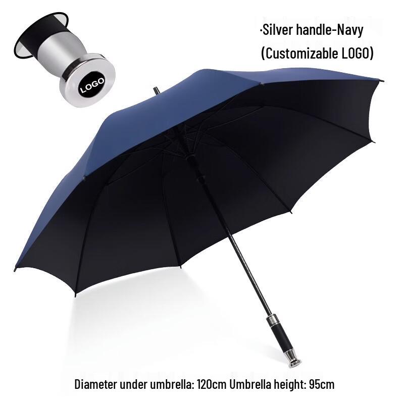Children s Reinforced Straight-Handle Umbrella with Black Coating