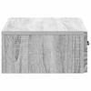 Wall Mounted Side Table Grey Sonoma 59 x 34.5 x 17 cm