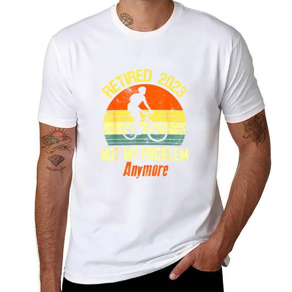 Funny Retro Retireunisext Gift 2023 For Cycling Lover Tshirt Minimalist Graphic Tee Shirt