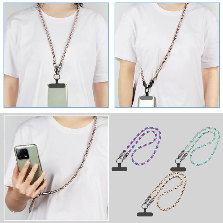 Travel Friendly PD240W Type C Quick Charging Cable, Easy to Carry Mobile Phone Lanyard, Stable Performances