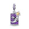 Copper Purple Series Crystal Castle Bear Trojan Pendant Dark Night Butterfly Beads Charms Fit Bracelets Diy Jewelry