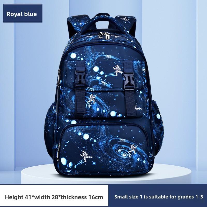 

Sesame Baby Childrens Backpack With Antiwear Nylon And Air Cushion Shoulder Straps For School Use Dark Blue Small