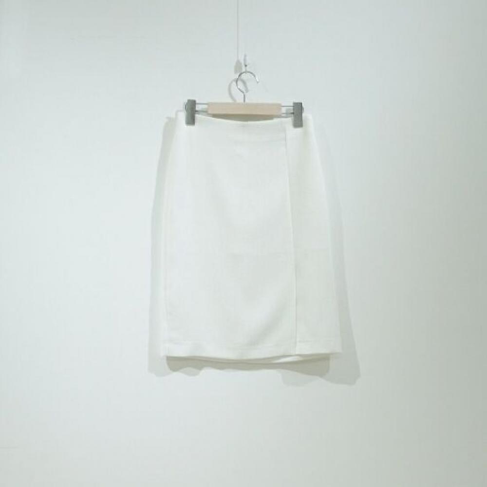 Style Latte Women H Line Midi Skirt Cool Material Workwear