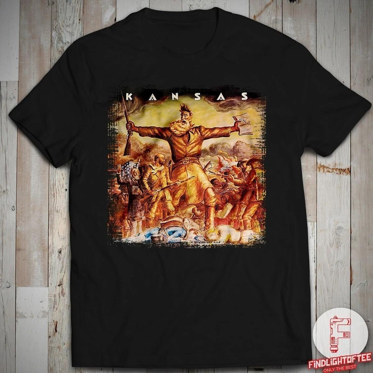 Rare Hot Kansas US Band Gift For Fans S to 5XL Unisex Shirt SG267 S разноцветный