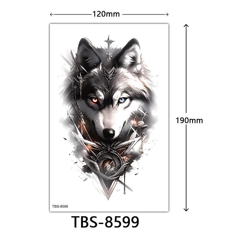 Waterproof Tattoo Sticker, Totem Character Animal Tattoo Sticker Tattoo