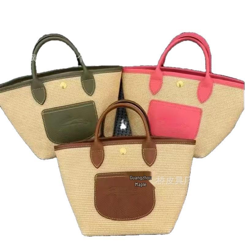 Pleciona torba shopper ze skóry krowiej z inkrustacją smoka: Duża pojemność torba plażowa, na ramię, crossbody