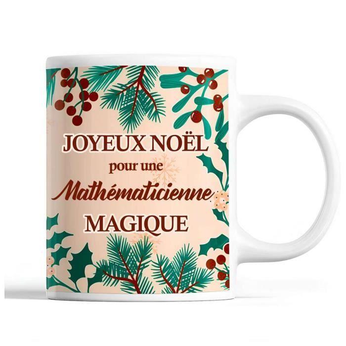 Mug - Christmas Mathematician - Beige - 325 Ml - Dishwasher and Microwave Safe