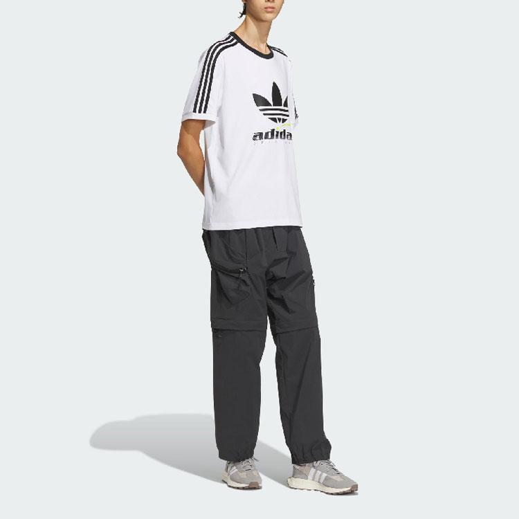 adidas Originals Logo Play Short Sleeve T-Shirt Men Tops White IW6310
