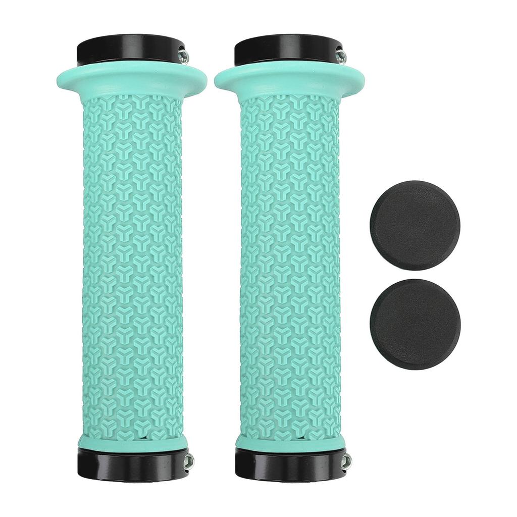 1 Pair Mountain Cycle Handlebar Grips Silicone Handlebar Grips for Scooter Folding Cycle Soft Anti Slip Comfortable
