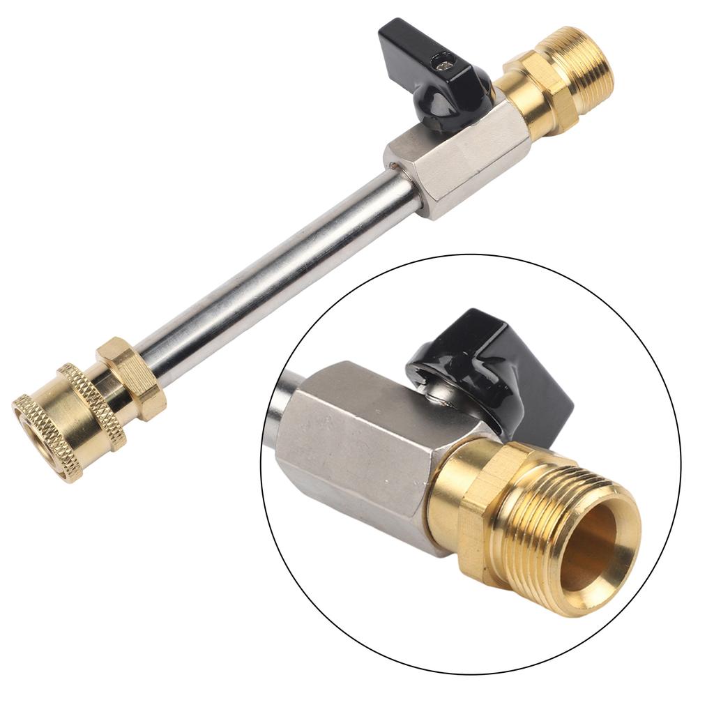 Stainless Steel Pressure Washer Extension M2214 with Threaded Connection for Easy Integration and Stable Water Pressure Control