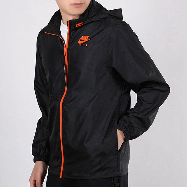 Nike Men's Sportswear Air Windrunner Full-Zip Hooded Jacket Black CW4820-010