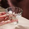 Transparent Cocktail Glass Flowers Shape Goblet Dessert Cup Pudding Cups  Summer