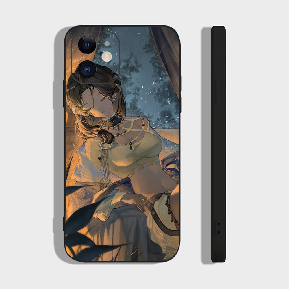 Black Dwarf Anime Reverse 1999 Phone Case For IPhone 17 Air 16 15 14 13 Pro Max 11 12 Black Silicone Cover