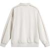 Li Ning Sports Lifestyle Series High Street American Vintage Letter Polo Neck Pullover Long Sleeve Sweatshirt Women Sweatshirt AWDUD00-1