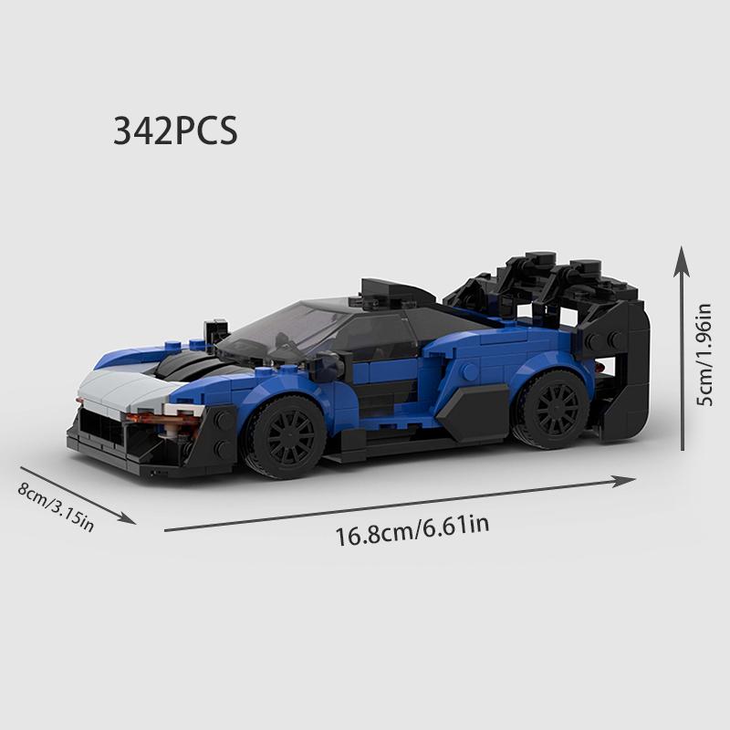 Hot Moc 765Lt City Speed Racing Car Sports Building Blocks Bricks Technique Supercar Racers Vehicles Kits Toys Gift