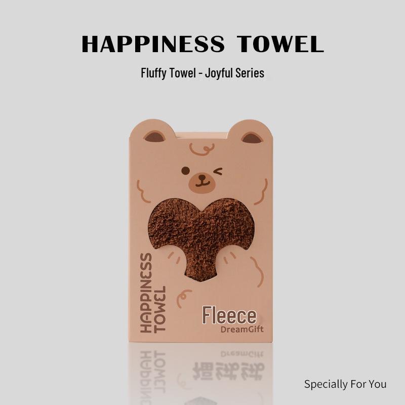 

Милая мультяшная салфетка из кораллового флиса - Мягкое сувенирное подарочное полотенце-аксессуар 7.1*10*3.5 cm