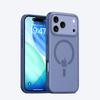 KEYSION Magnetic Matte Transparent Case for MagSafe for iPhone 17 Pro Max Silicone+PC Shockproof Wireless Charging Phone Cover