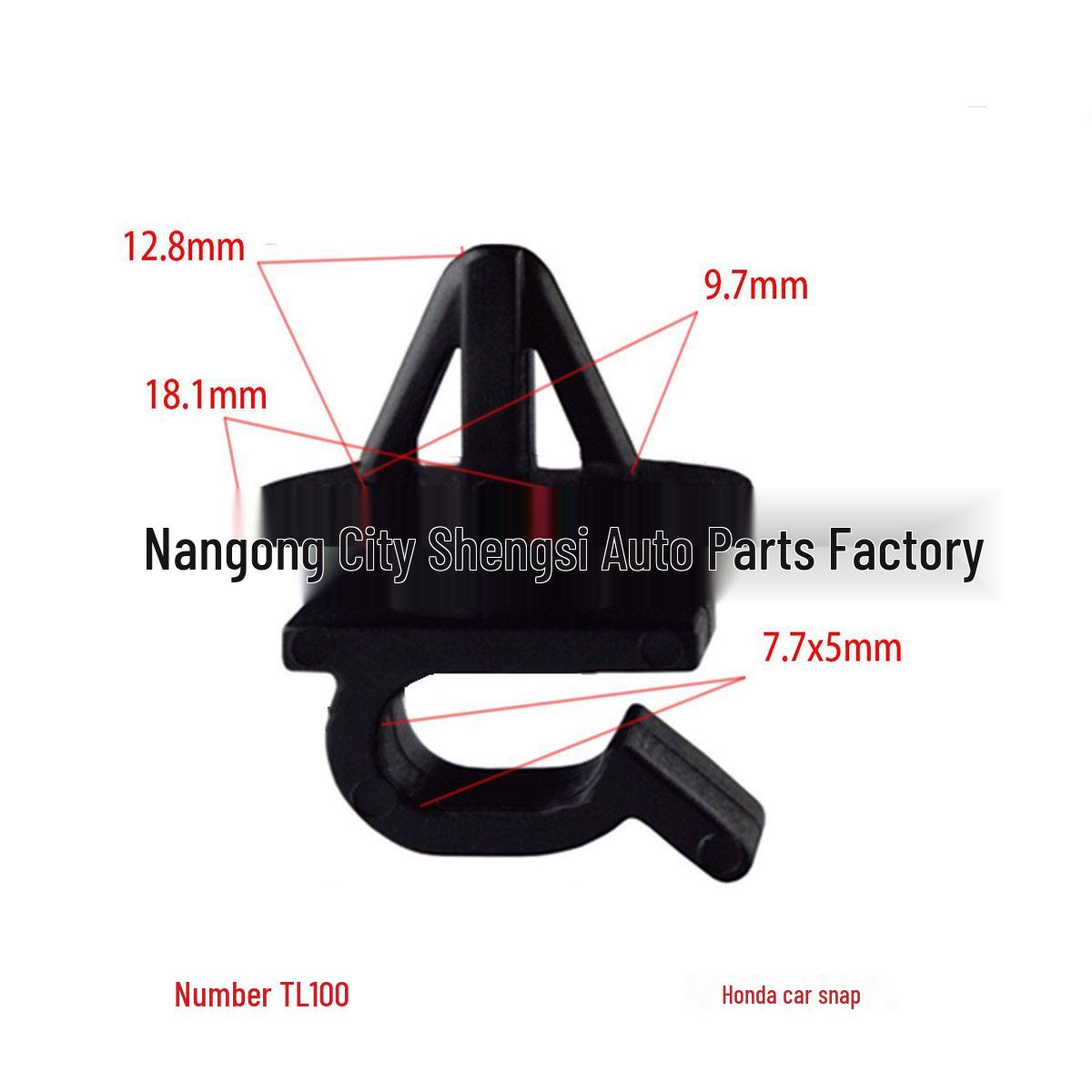 

Honda Car Hood Support Accessory: Wire Board Fixing Clip and Decorative Lining Buckle 10000