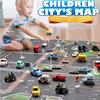 Mats Road Carpet Playmat City Parking Lot Roadmap Climbing Mats Toys DIY Traffic Road Signs