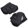 2Pcs Horse Tendon Boots Set Sturdy Adjustable PU Shell Tendon Guard Boots for HorsesBlack Hind Legs