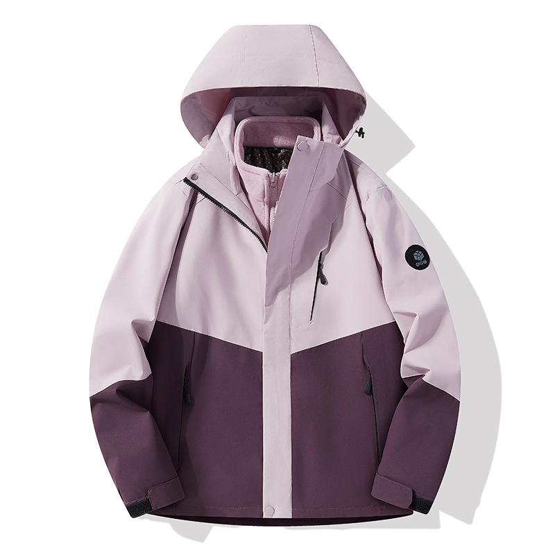 3-in-1 Outdoor Jacket – Unisex, Spring/Autumn, Windproof and Waterproof Jacket