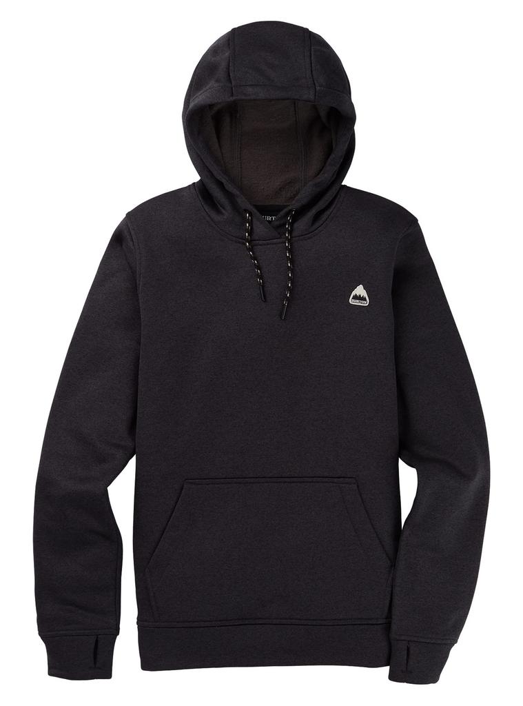 Burton Oak Pullover True Black Heather Women's Hoodie, Medium,