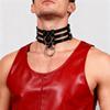 Gurtzeug Punk Gürtel Herren Leder Gurtzeug Halsband Punk Stil Halskette Choker Harajuku Gothic Kleidung Exotische Gürtel Accessoires