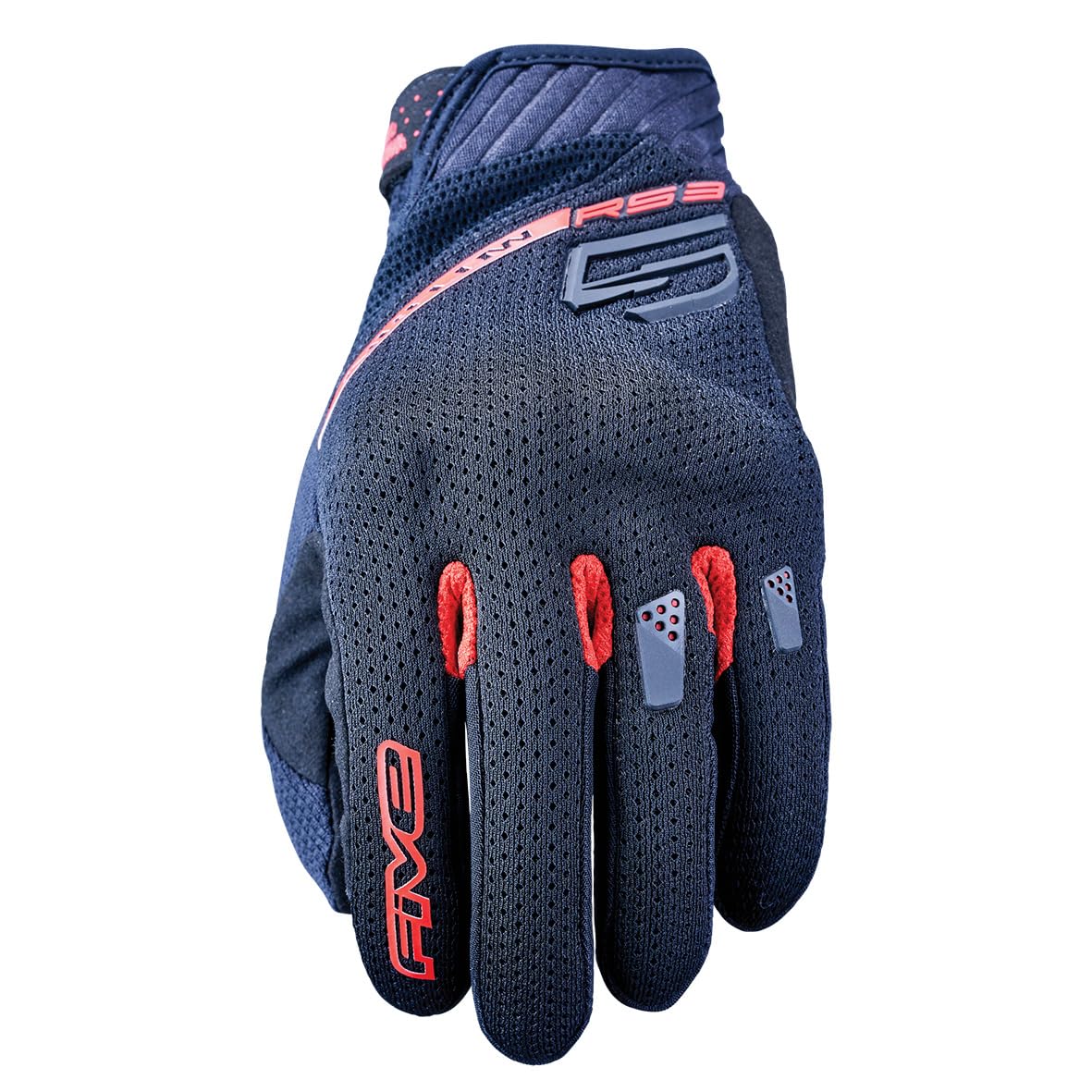 

FIVE Motorcycle Gloves RS3 EVO AIRFLOW Gloves Black/Red (Size XL)