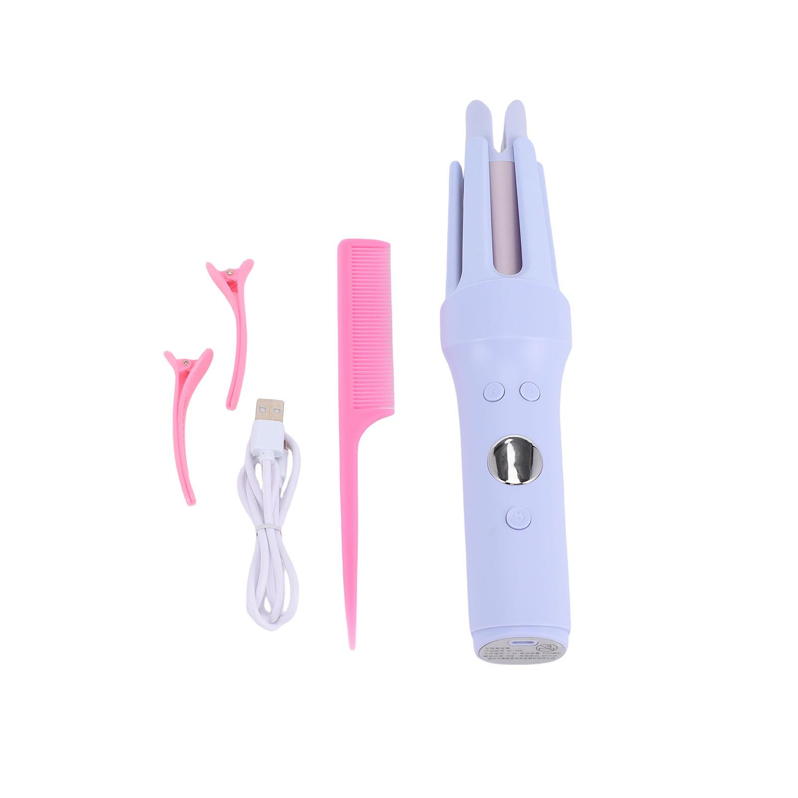 

32mm Cordless Hair Portable Rotating Hair ing Wand for Wavy Styling 3 Temp ature Settings