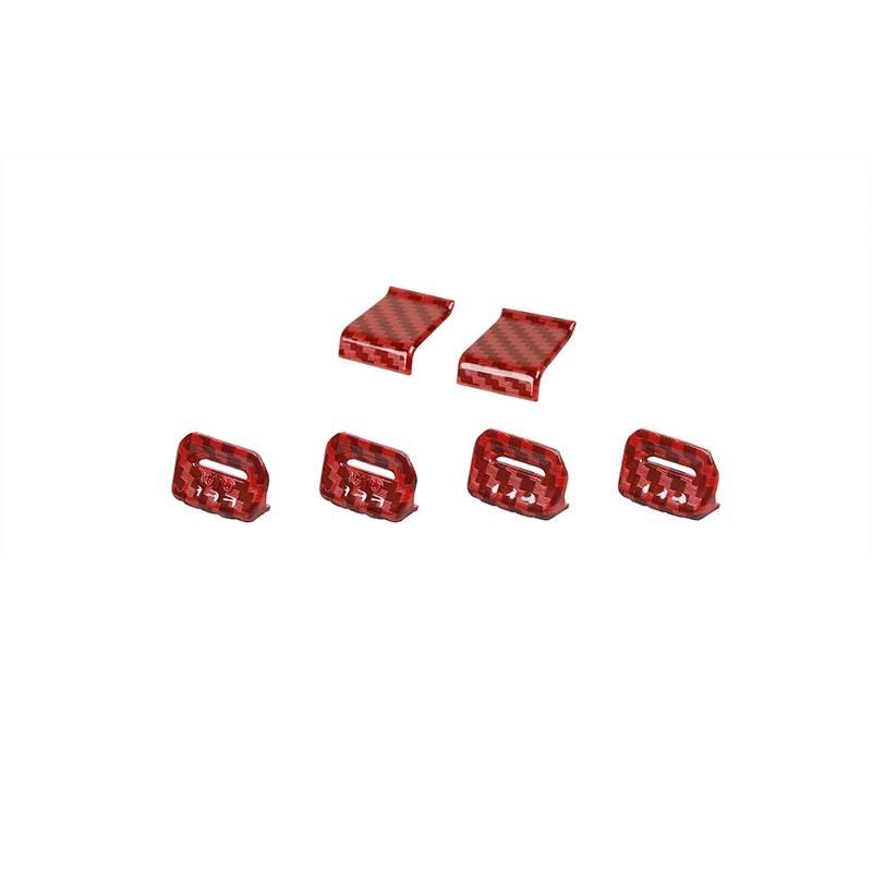 

ABS кнопки окна управления окнами декоративные наклейки для Jeep Wrangler JL для JT Gladiator 2018 Up аксессуары для интерьера красный черный