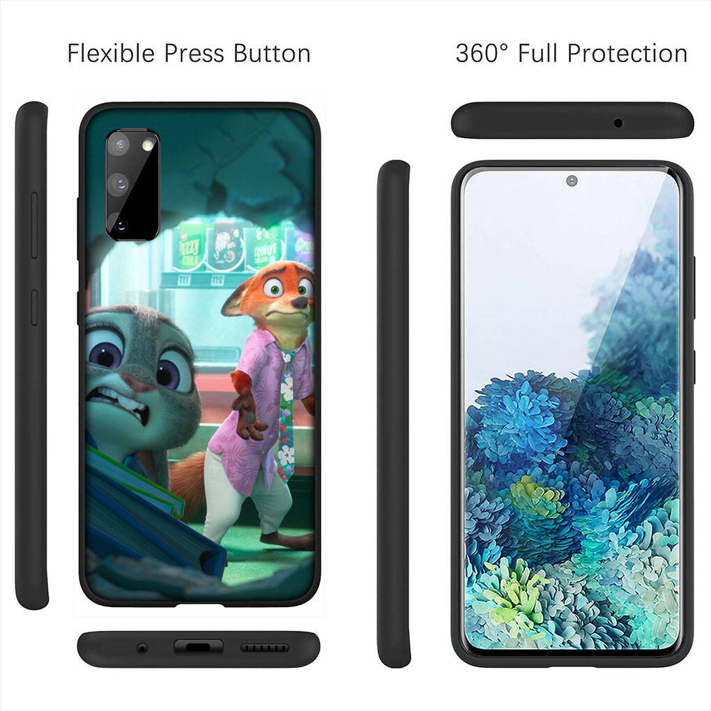 For Motorola Moto Edge 70 60 50 G54 G86 Samsung Galaxy S25 iPhone 17 16 15 Redmi Note 14 Pro Max Phone Case Cartoon Nick Zootopias Garys Judy 2 Cover