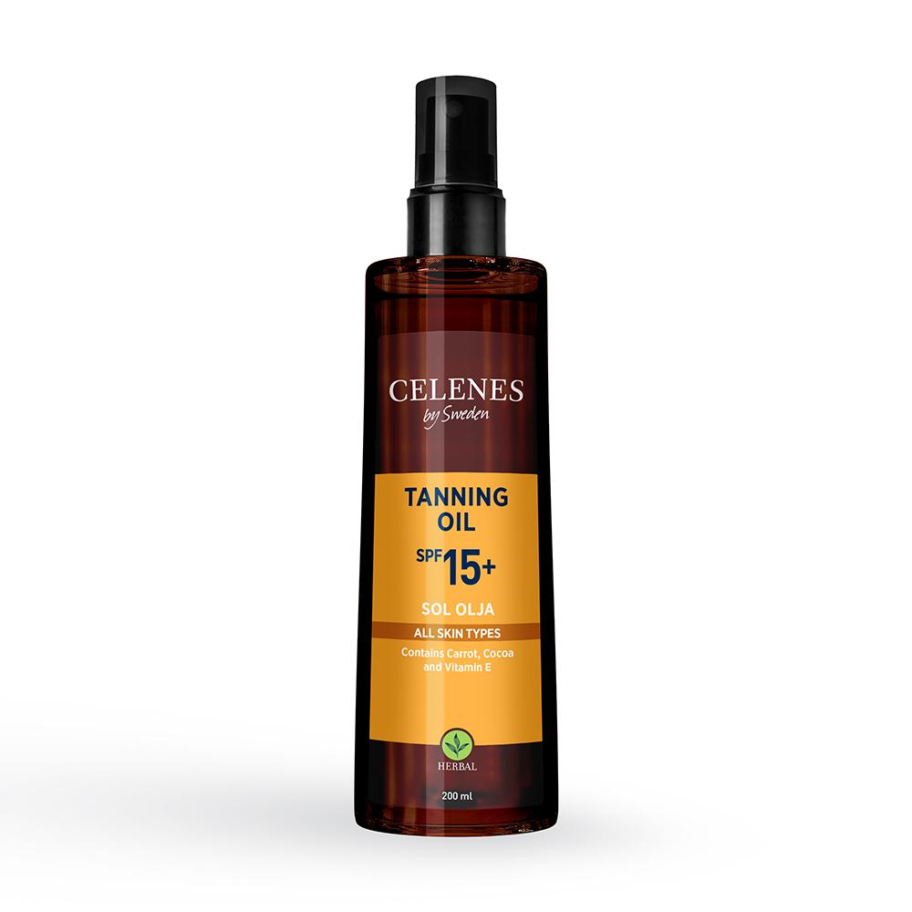 

Олія для засмаги SPF 15 Celenes 200 мл