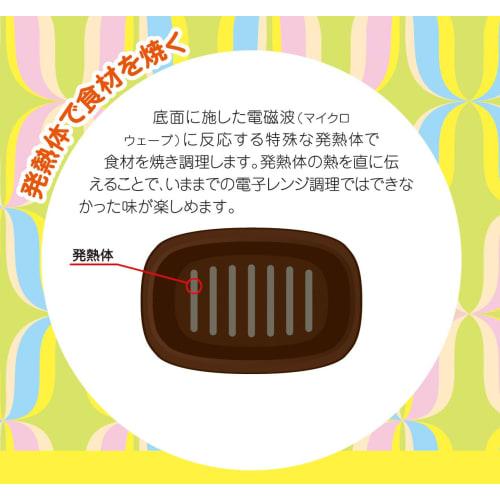 Kuriyama K+dep Countertop Microwave Heater, Light Green, "Grill Fish in the Microwave!" MW-502