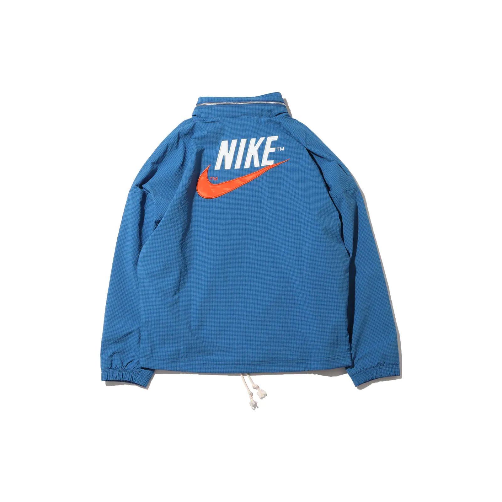 Nike Sportswear Alphabet Logo Woven Jacket Asia Sizing Blue Men s DM5286-407 L