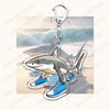 Italian Brainrot Animals Meme Keychains for Accessories Tralalero Tralala Tung Tung Tung Sahur Brr Brr Patapim Keyring Fans Gift